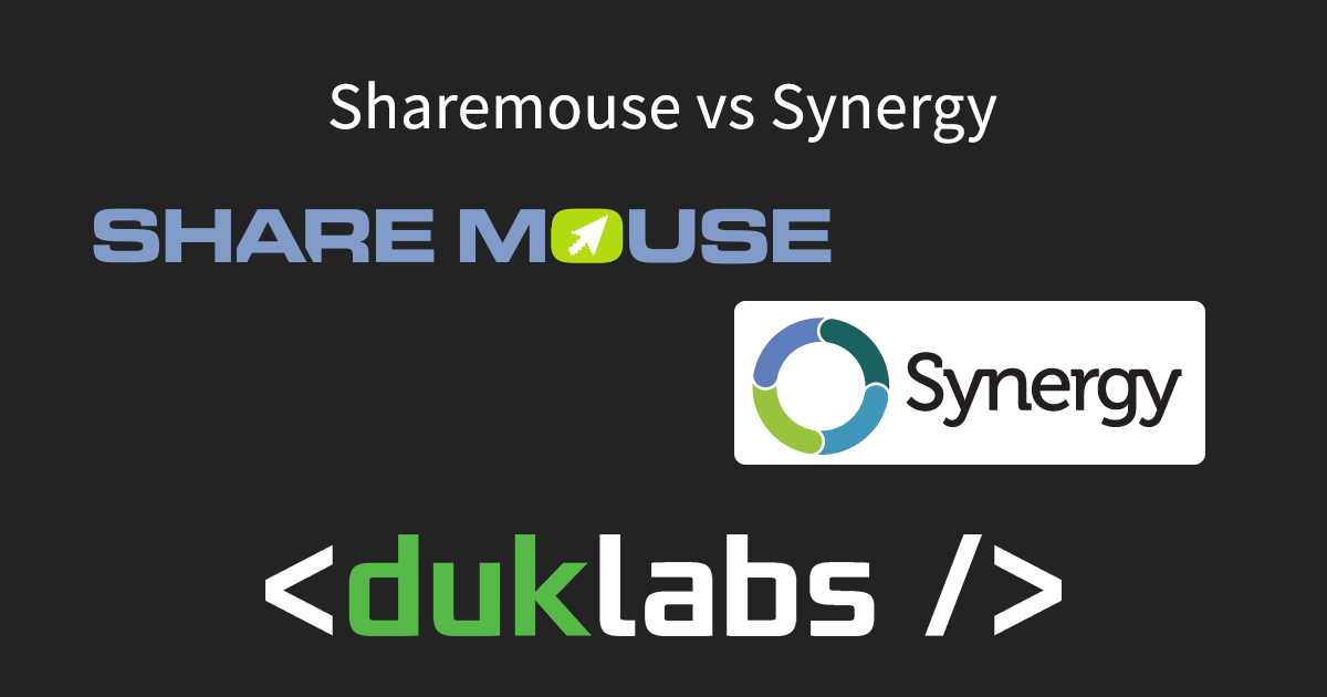 Synergy vs ShareMouse